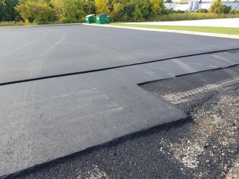 Cleaned and Sealed Asphalt Surface