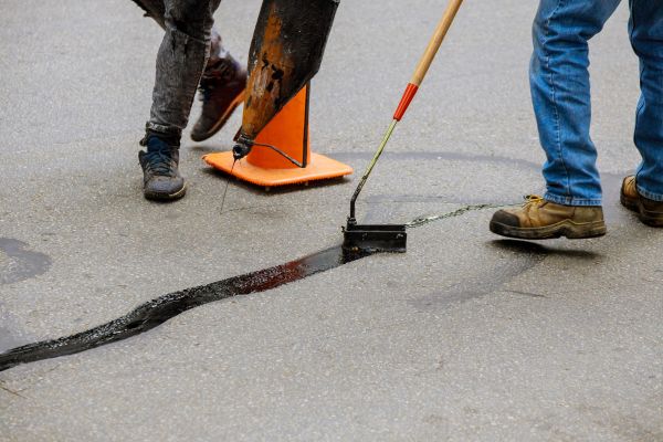 Parking Lot Crack Sealing in Aurora